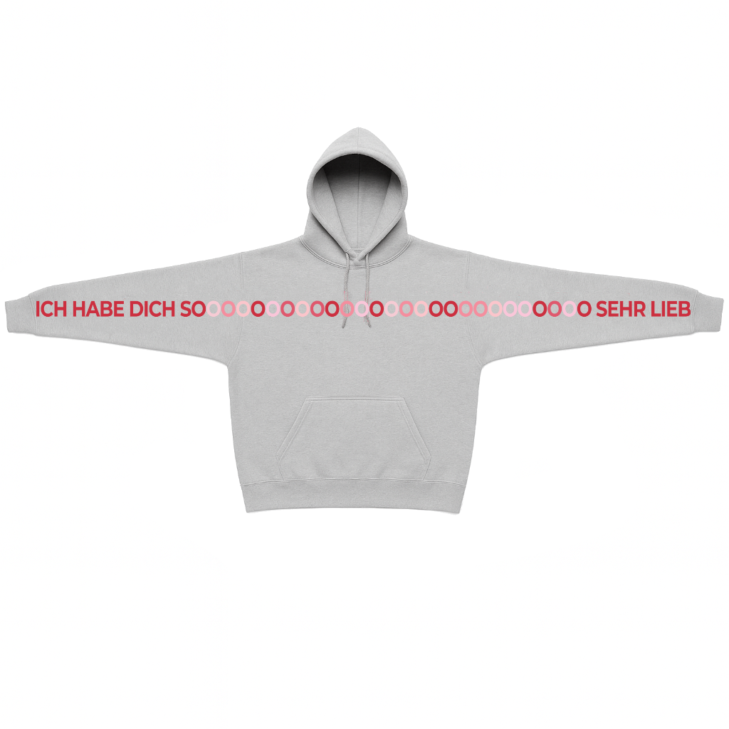 Valentinsrot – Liebeshoodie