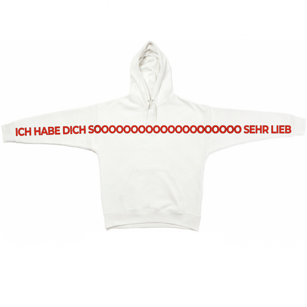 Rosenrot – Liebeshoodie